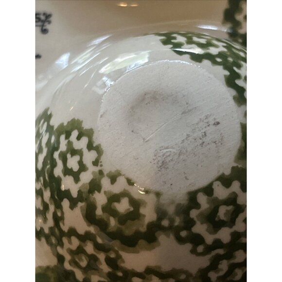 Temptations Green Old World Divided Condiment Nut Party Serving Dish - Picture 7 of 12